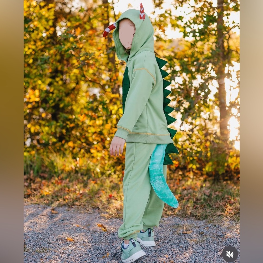 Liz the Lizard from Magic School Bus Kids Green Hoodie Costume